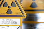 Premium safety sign “Radioactive Material” ISO 7010 W003 – CNC-Milled Aluminum Composite