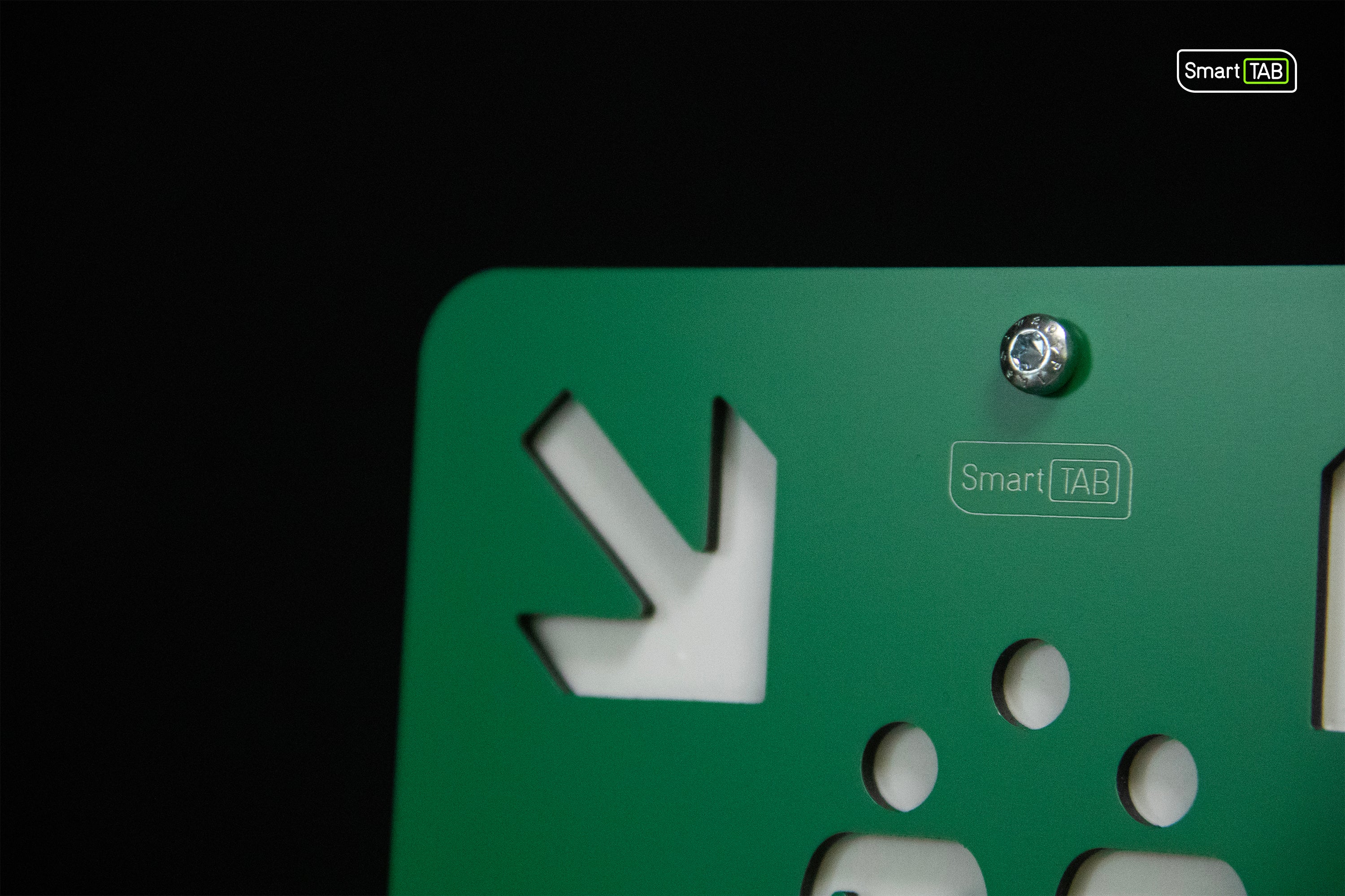Premium safety sign “Evacuation Assembly Point” ISO 7010 E007 – CNC-Milled Aluminum Composite with Photoluminescent Effect
