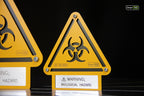 Premium safety sign “Biological Hazard” ISO 7010 W009 – CNC-Milled Aluminum Composite