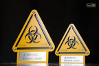 Premium safety sign “Biological Hazard” ISO 7010 W009 – CNC-Milled Aluminum Composite