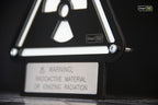 Custom Radioactive Warning Sign – Stylish Phosphorescent Wall Art | CNC-Milled Aluminum Composite
