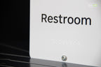 Premium Braille Restroom Sign: Men & Women (Combined) – CNC-Milled Aluminum Composite