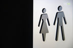 Premium Braille Restroom Sign: Men & Women (Combined) – CNC-Milled Aluminum Composite