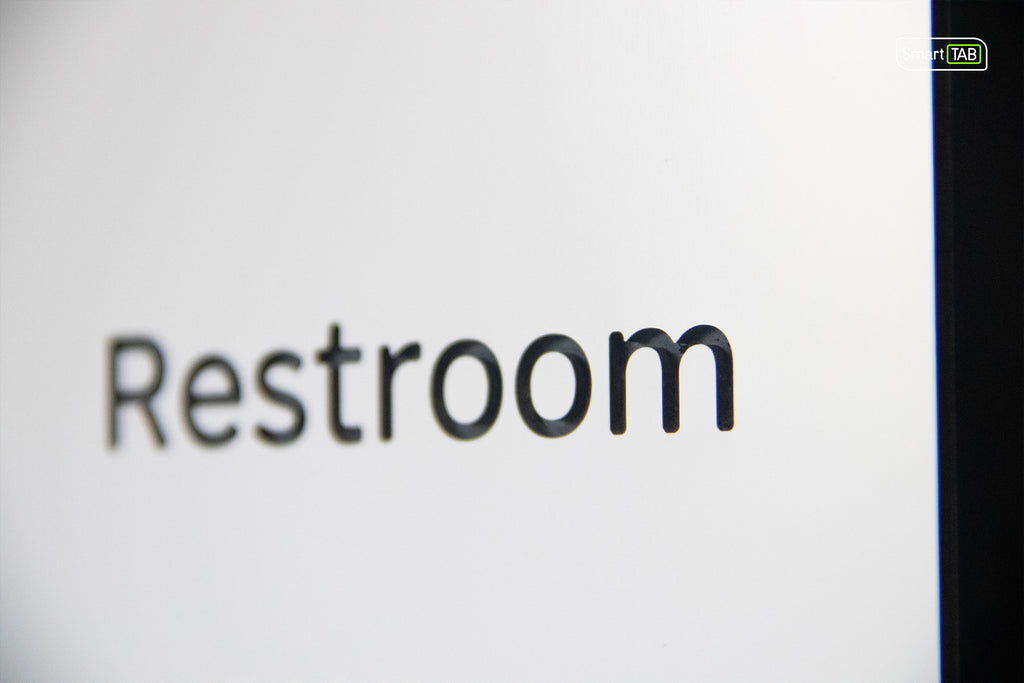 Premium Braille Restroom Sign: Men & Women (Combined) – CNC-Milled Aluminum Composite